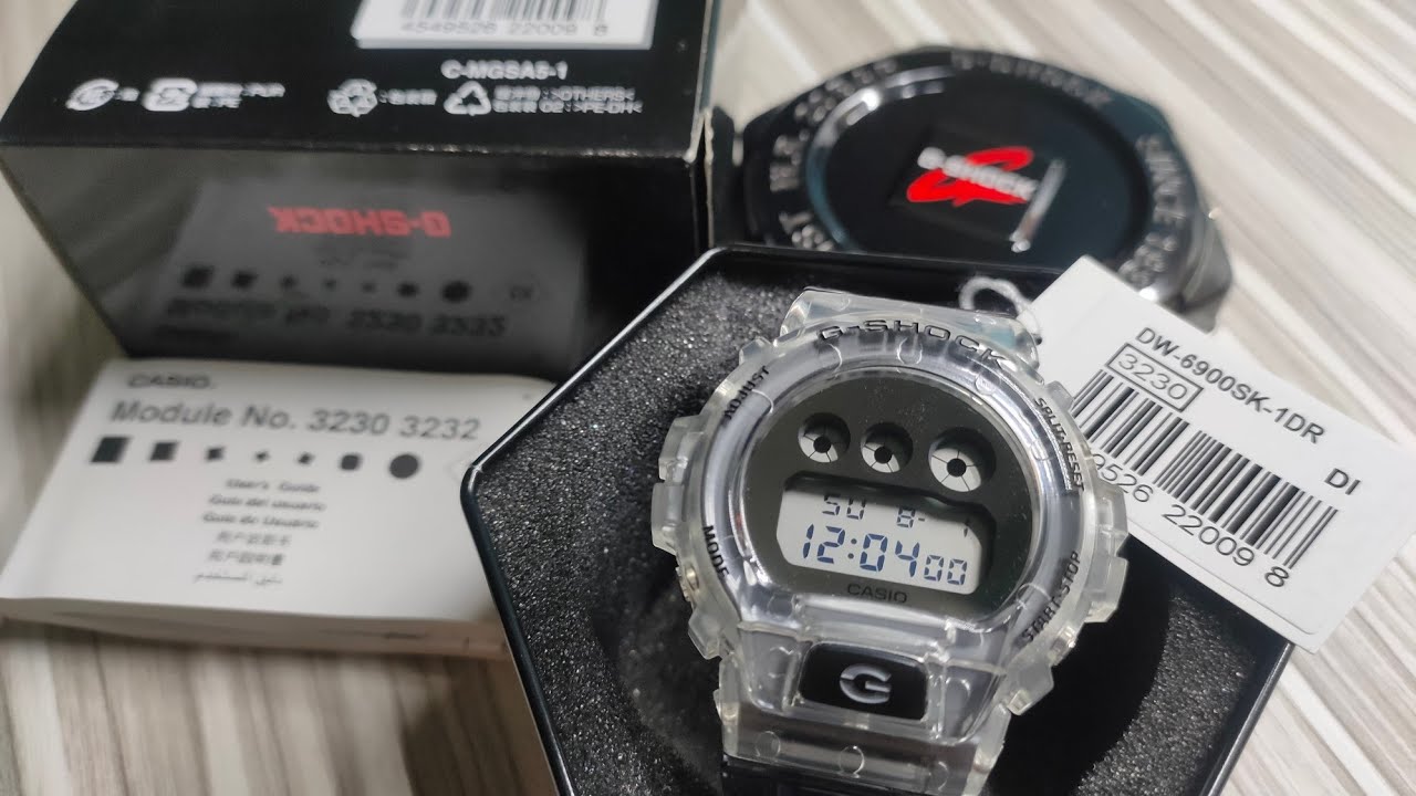 G-SHOCK DW-6900SK-1 ORIGINAL UNBOXING