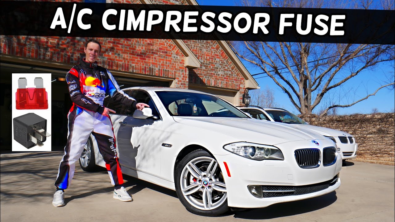 BMW F10 F11 AC COMPRESSOR FUSE LOCATION BMW 528i 535i 520i 530i 550i 518d 520d 525d 530d 535d