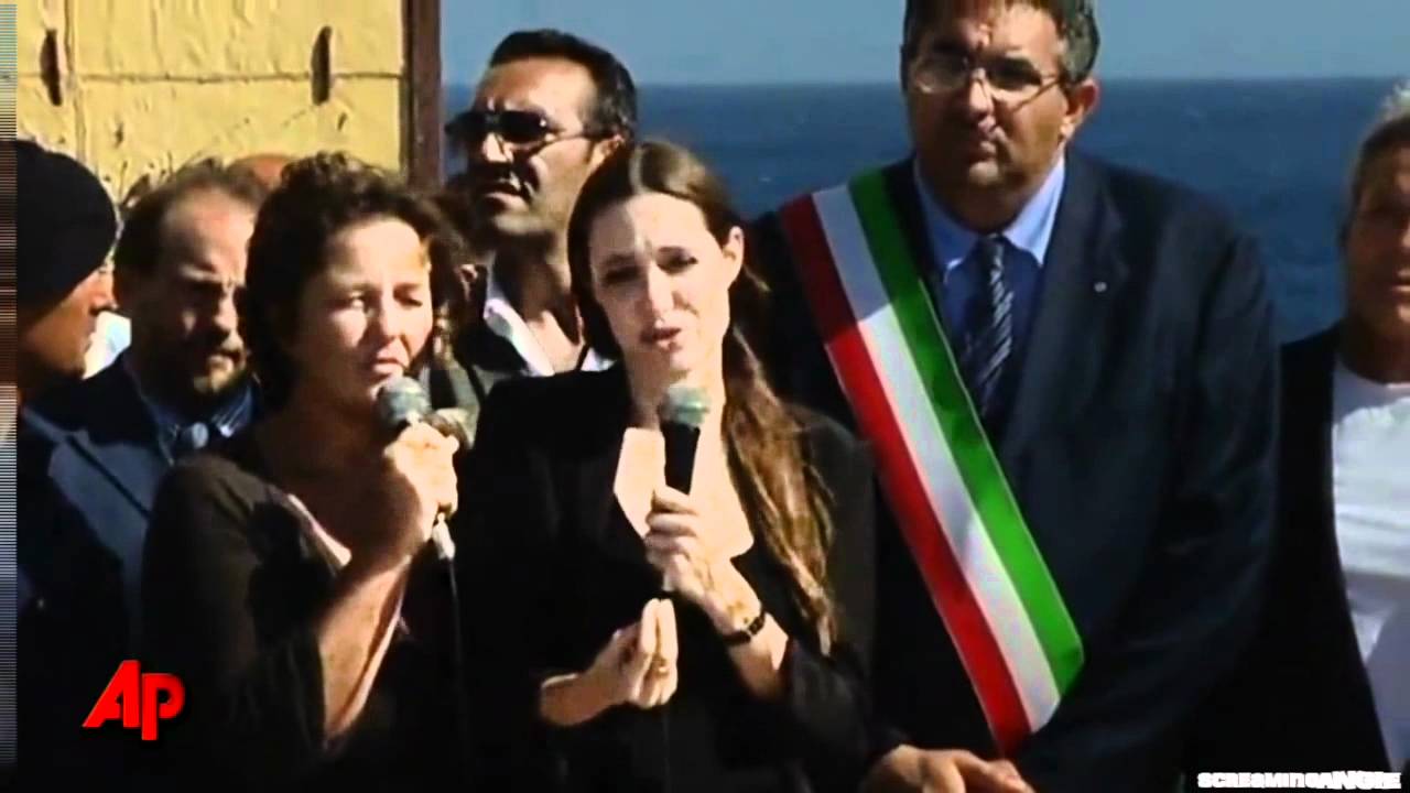 Angelina Jolie's Goodwill In Lampedusa