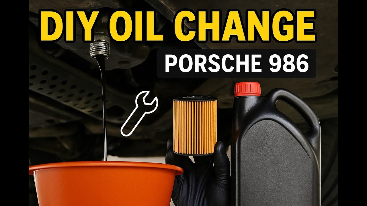 How to change your own car oil - Porsche 986 Boxster