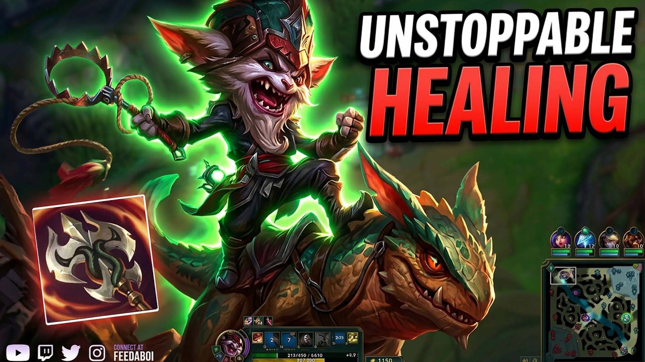Maximum Healing Kled Build...