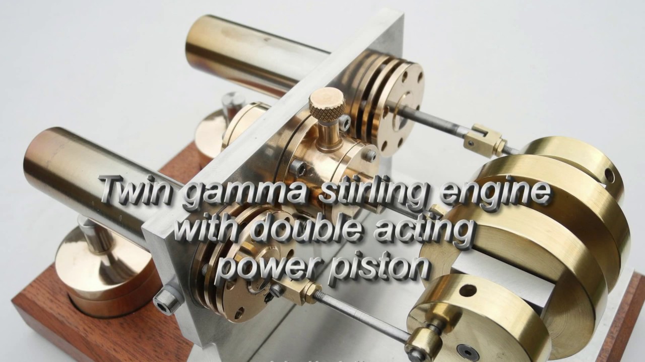 Twin Gamma  Stirling engine