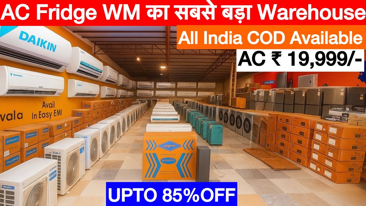 85% Discount | AC Fridge WM OFF Season Sale Heavy Discount | Multi Brand Warehouse Gurugram COD Avil