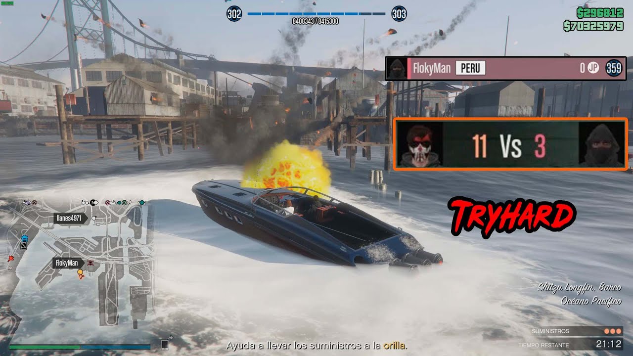 ESTE TRYHARD EXPLOTO MIS SUMINISTROS ASI QUE FUI A DEVOLVERLE LA JUGADA
