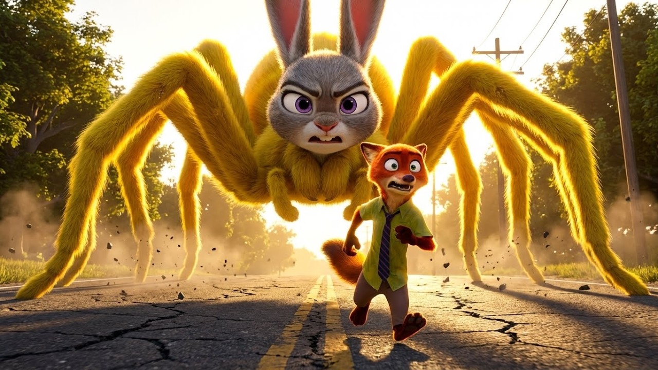 The Spider Curse Takes Over Judy! 🕷️😱 | Zootopia Fan Animation
