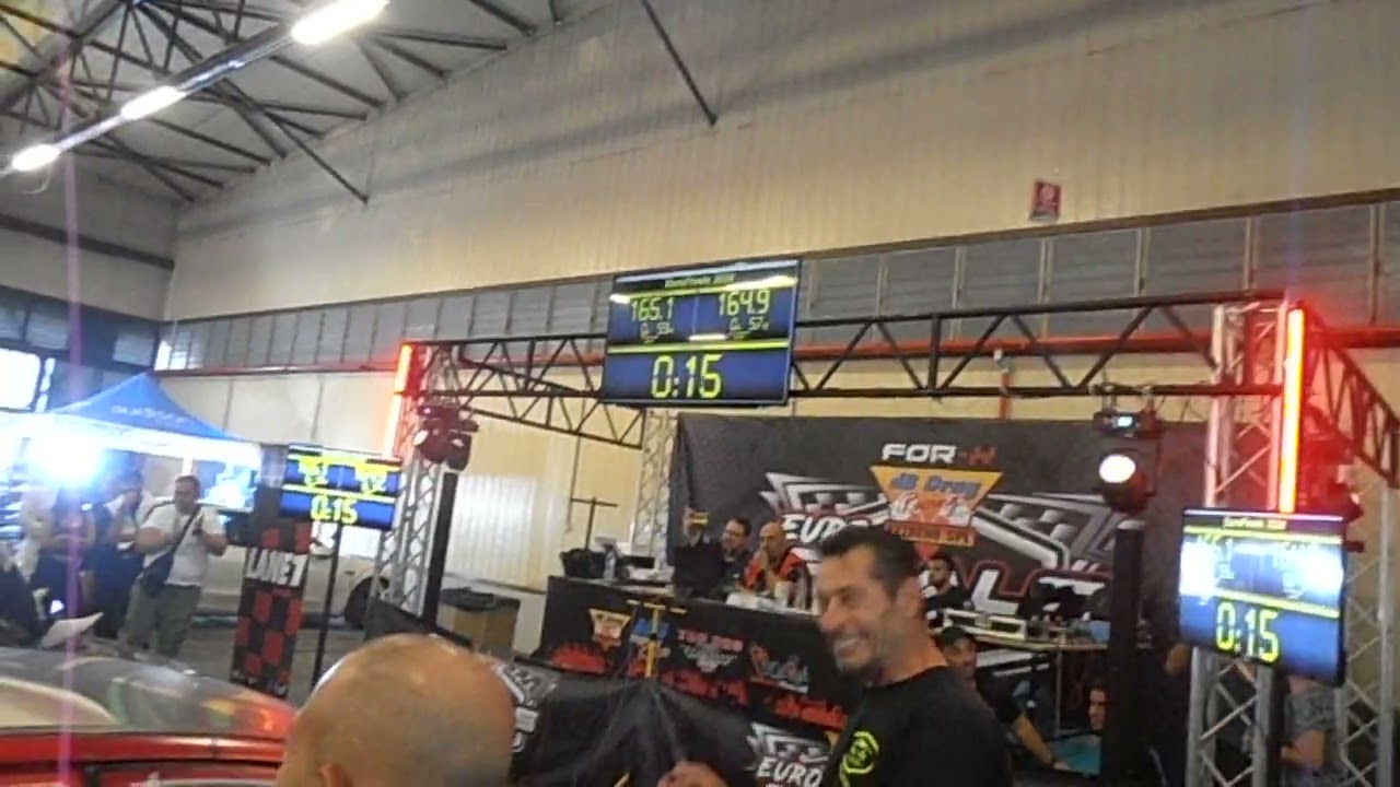 Pro Stock No limit final run at European dB drag finals, Thessaloniki Greece, 11-13.10.2024