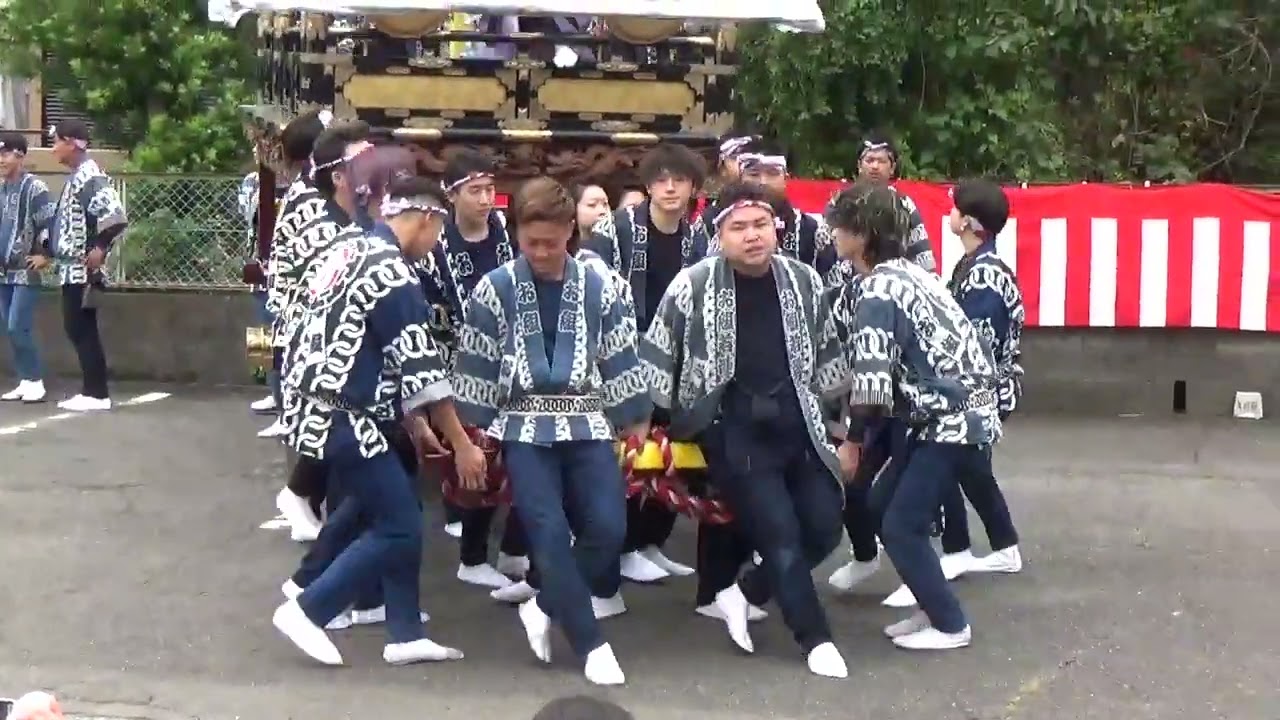 20251011大坂五地区祭典 大坂区開所式02 役太鼓～出発
