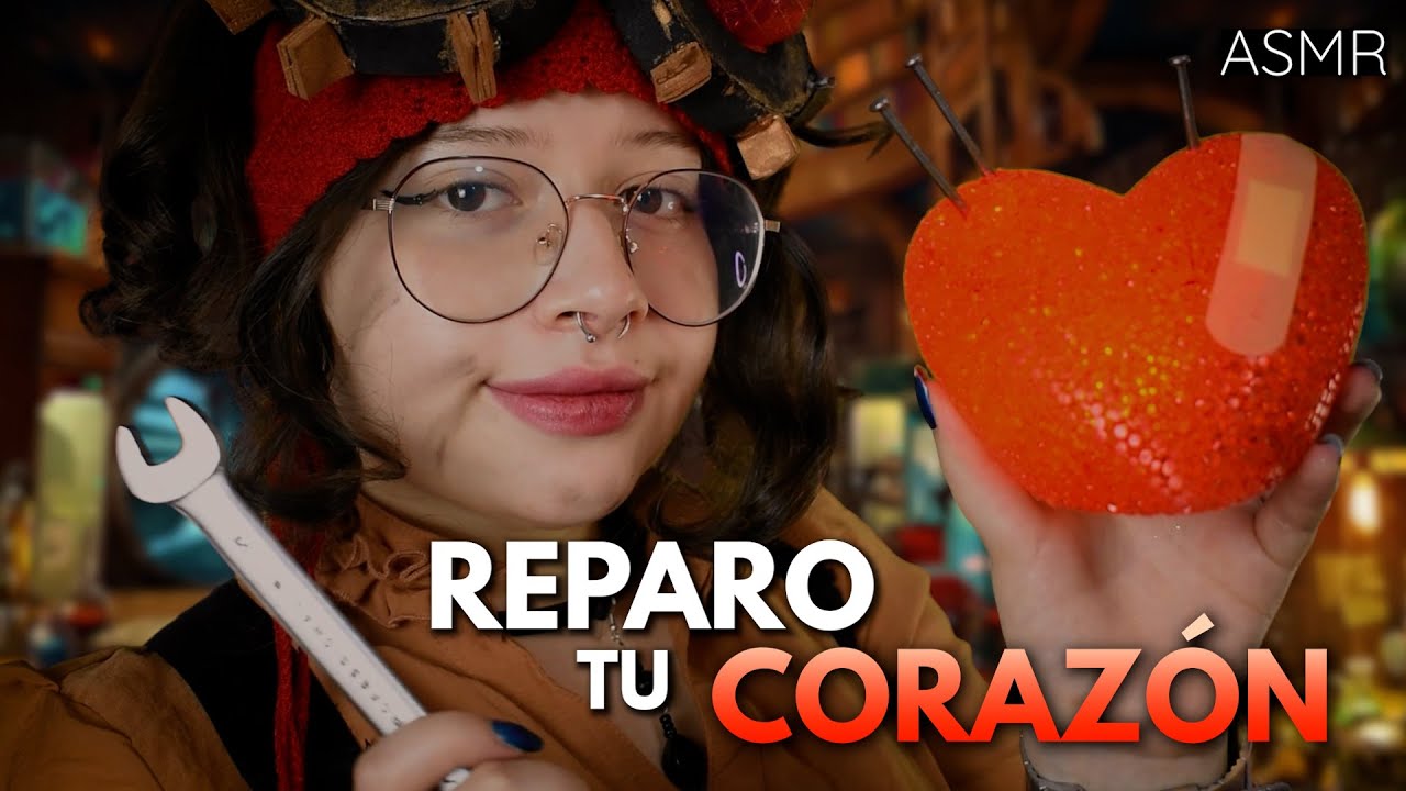 ASMR en ESPAÑOL 💔 Reparo TU CORAZÓN ROTO 💖SOY TU HERRERA 🛠️- Atencion Personal - Vivalen ASMR