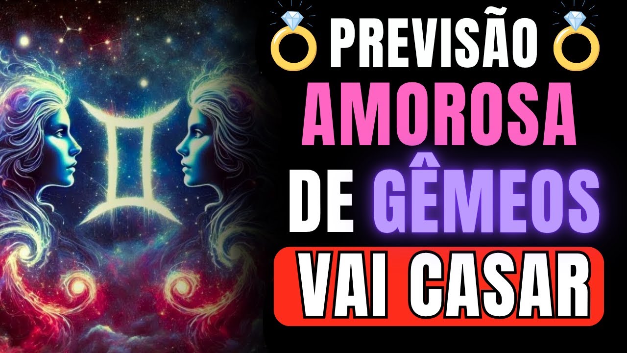 GÊMEOS ♊ VOCÊ VAI SE CASAR SIM! A ALIANÇA TE ESPERA — QUEM É A PESSOA? PREVISÃO AMOROSA COMPLETA 💍