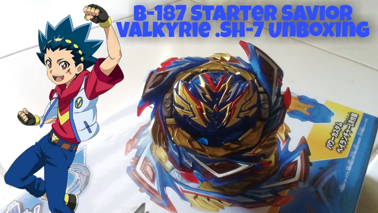 [Beyblade Burst Dynamite Battle] Takara Tomy B - 187 Starter Savior Valkyrie .Sh-7 Unboxing
