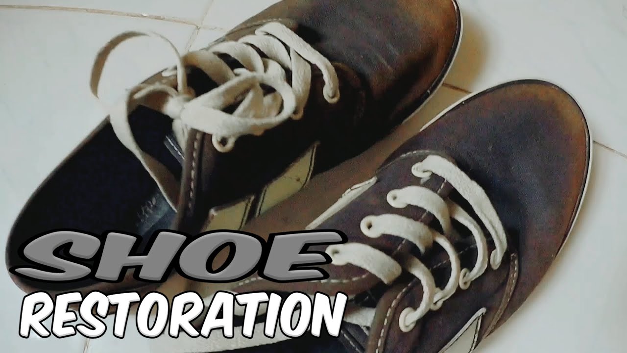 NO MORE KUPAS NA SAPATOS, SHOE FADE COLOR RESTORATION #diycrafts #diy #shoerestoration #macbeth