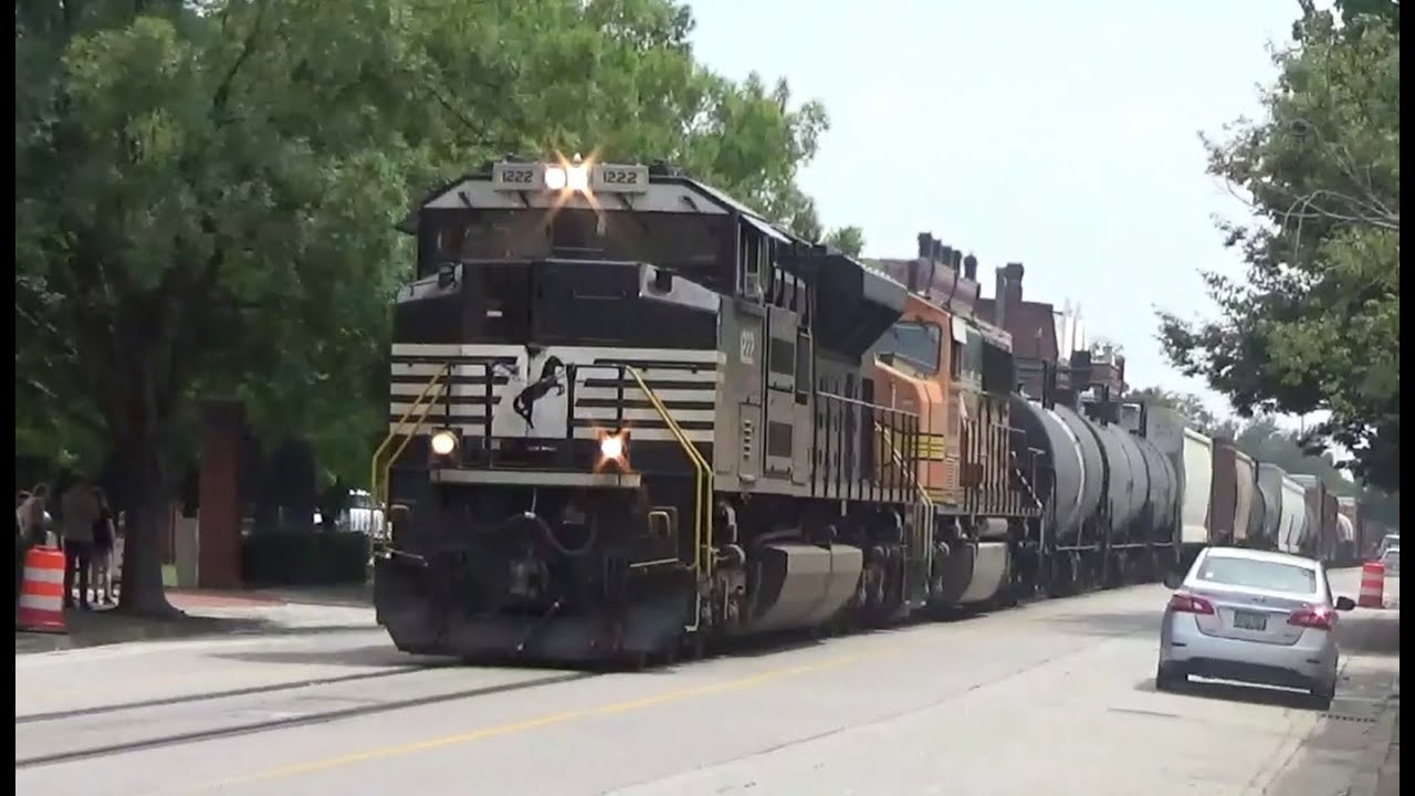 Norfolk Southern Street Running Action in Augusta, GA 6/10/23