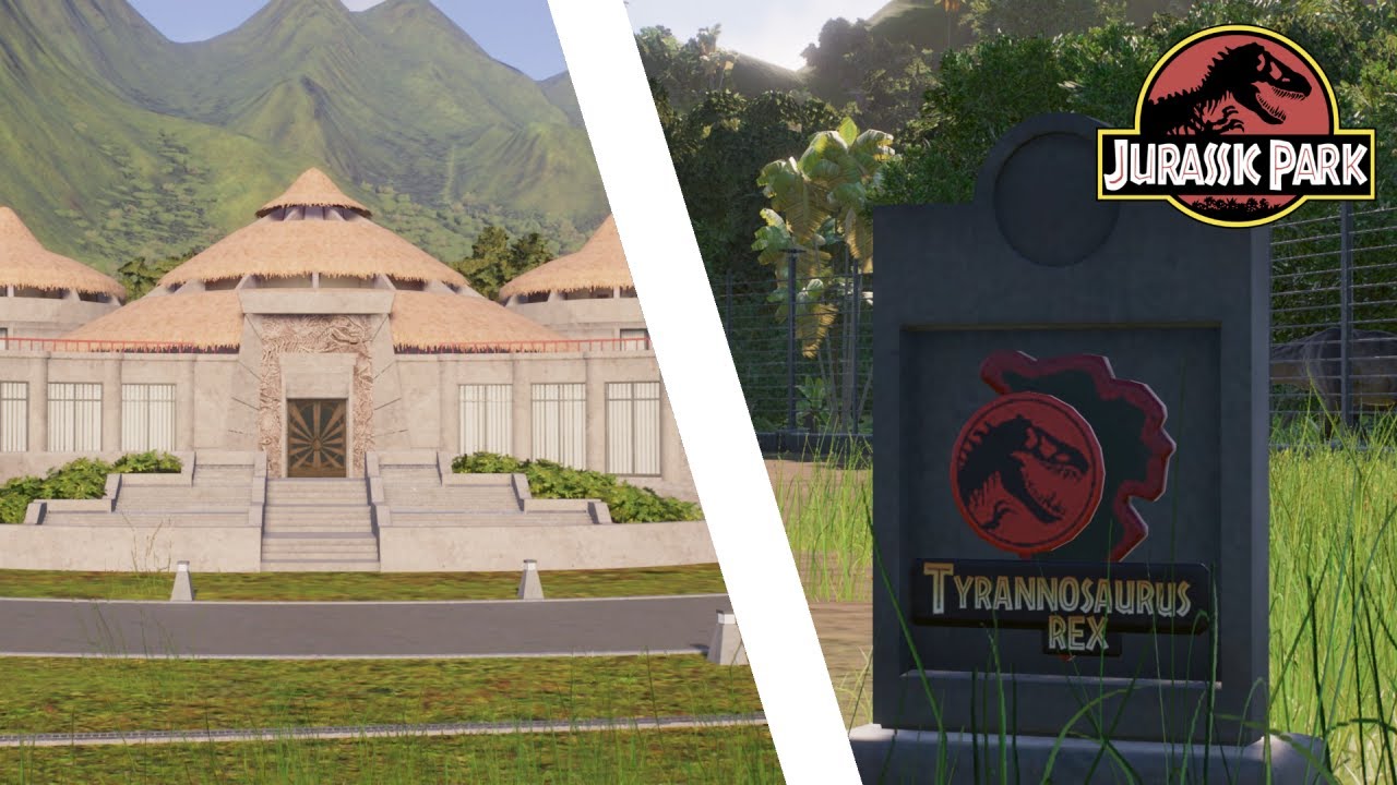 Visitor Center & T-Rex Enclosure | Jurassic World Evolution 2 | Jurassic Park 2/4