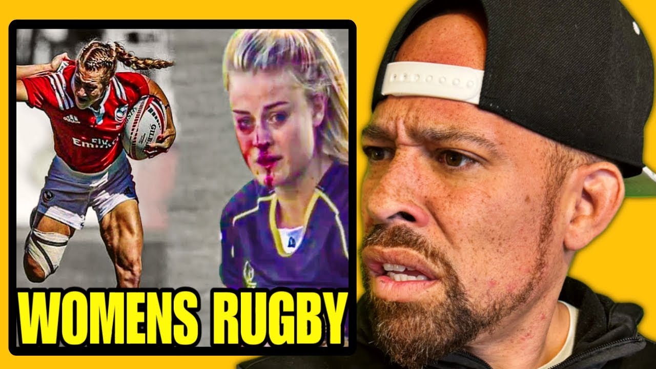 Alpha Male FIRST time REACTION to Women's Rugby! BRUH...