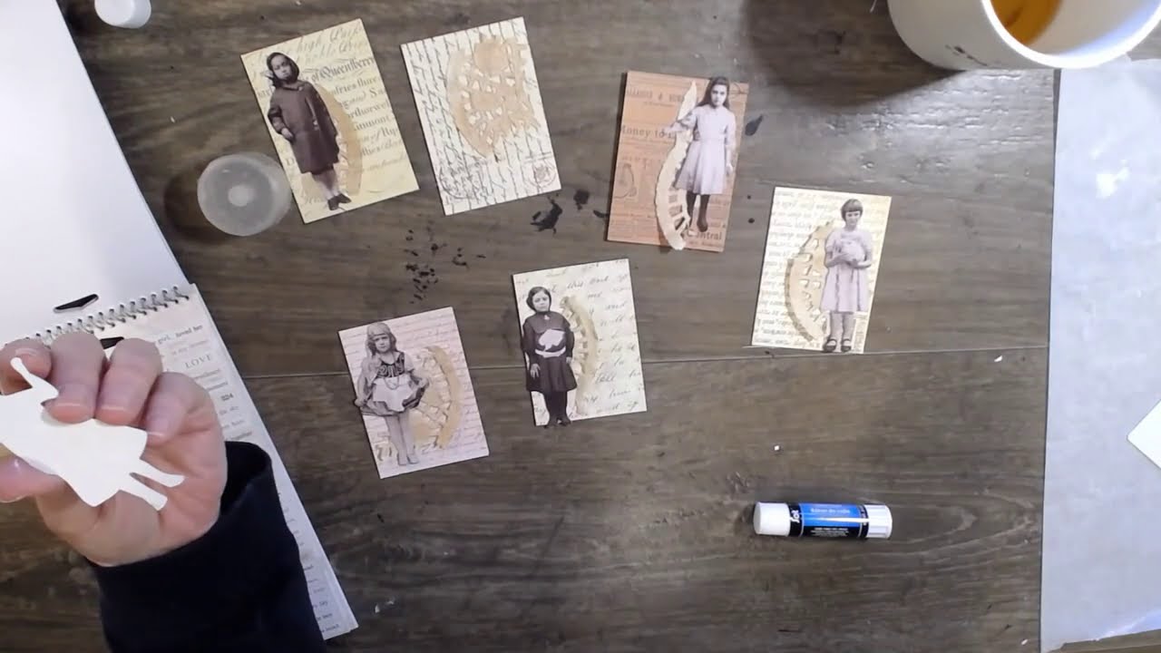 Quick Easy ATCs | Tim Holtz Paper Dolls