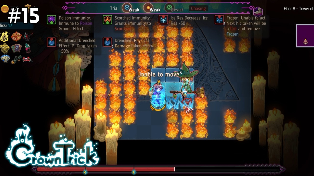 Overwhelming Witchcraft (Floor 7-8) [Day 2: Witchcraft of Fear (2nd Run)] | Crown Trick [#15]