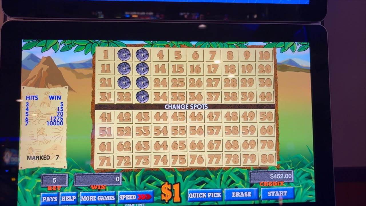 Surprise!!! Brenda's betting big on Caveman Keno and Oh my!!!!