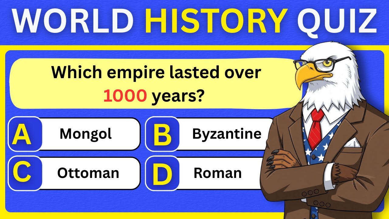 99.9% Fail This | 50 World History Quiz Questions Only the Top 0.1% Finish