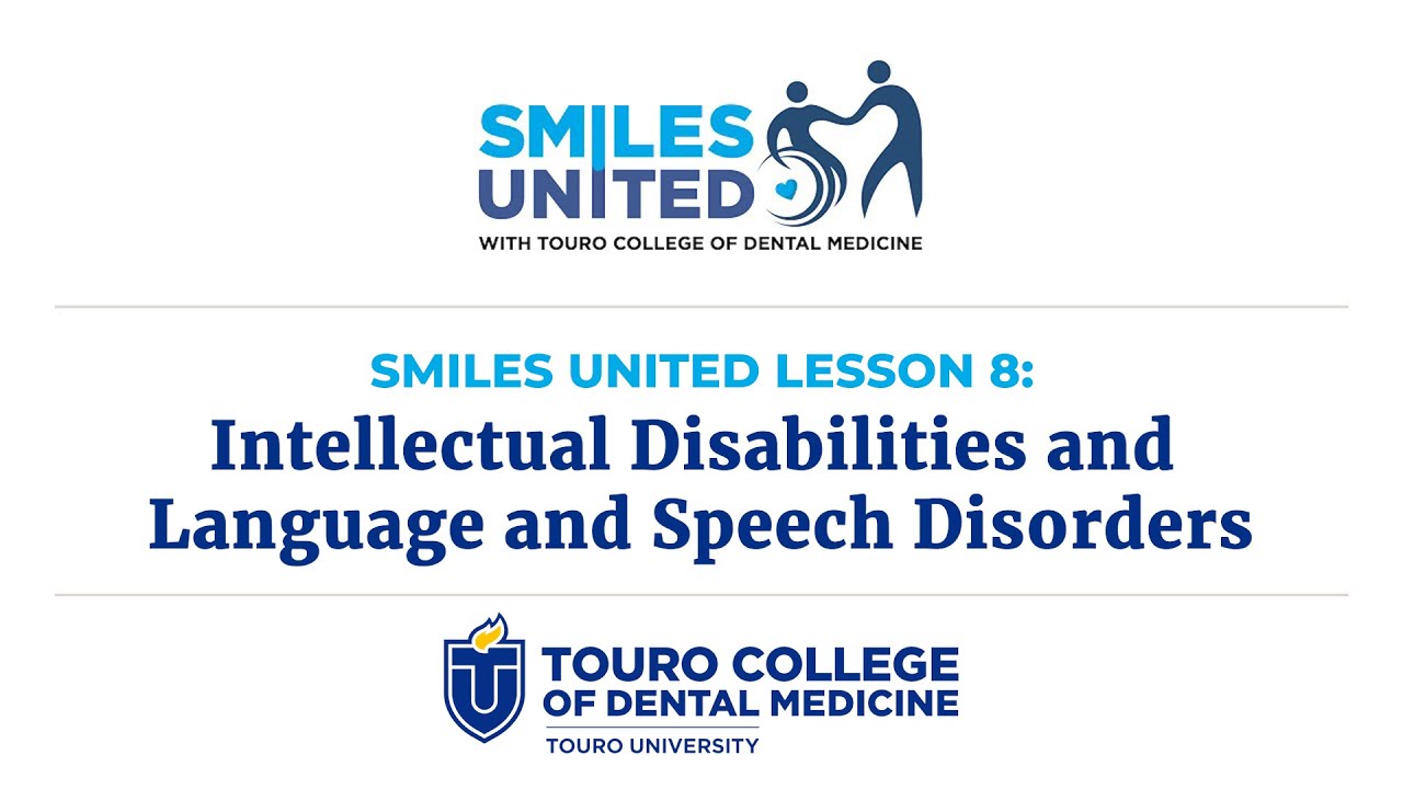 Lesson 8 Intellectual Disabilities and Language and Speech Disorders