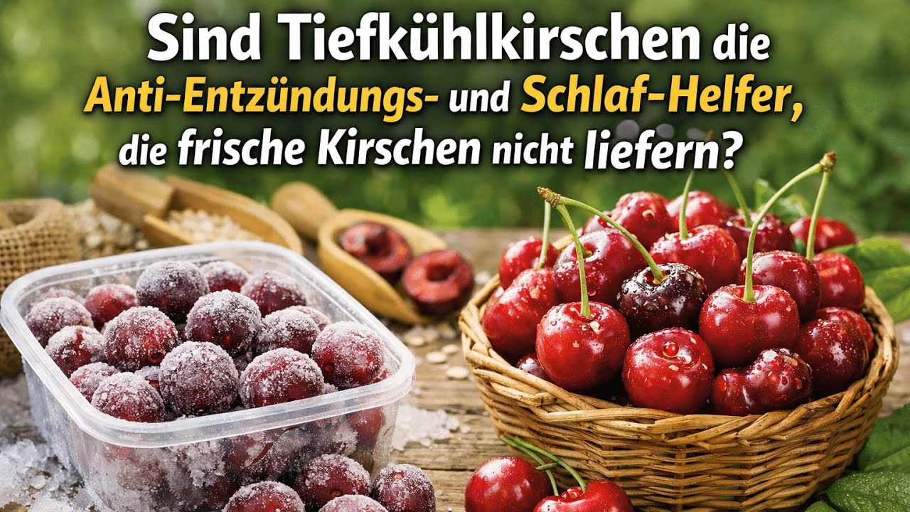 Frische Kirschen verderben schnell, Tiefkühlkirschen liefern konstant – wer gewinnt wirklich?