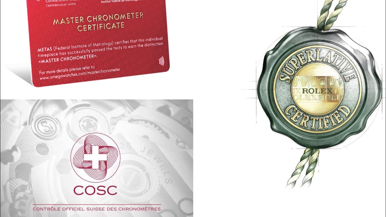 Swiss Watches Certifications, COSC, Superlative/ Master Chronometer #rolex #omega 瑞士鐘錶的各種認證