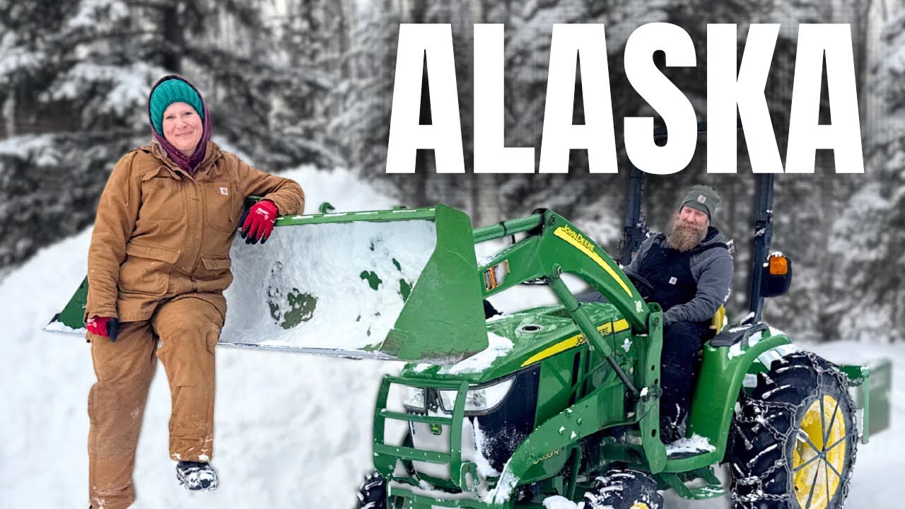 Spring in Alaska.... SURE😂! Our Homestead Week in Spring!