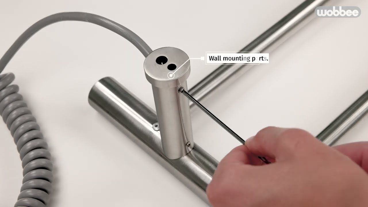 WOBBEE LYMM towel dryer assebly