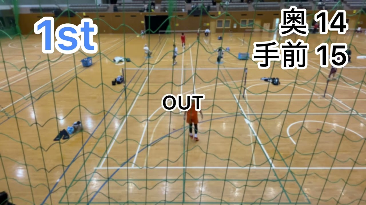 【バドミントン】chan  HRシングルス大会 準決勝 1st②