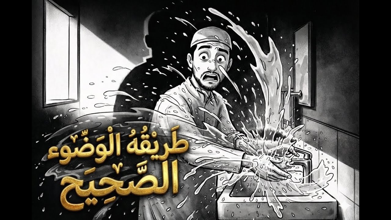 لو وضوئك غلط صلاتك غلط فى الفديو ده هعرفك فيه اذاى تتوضى صح