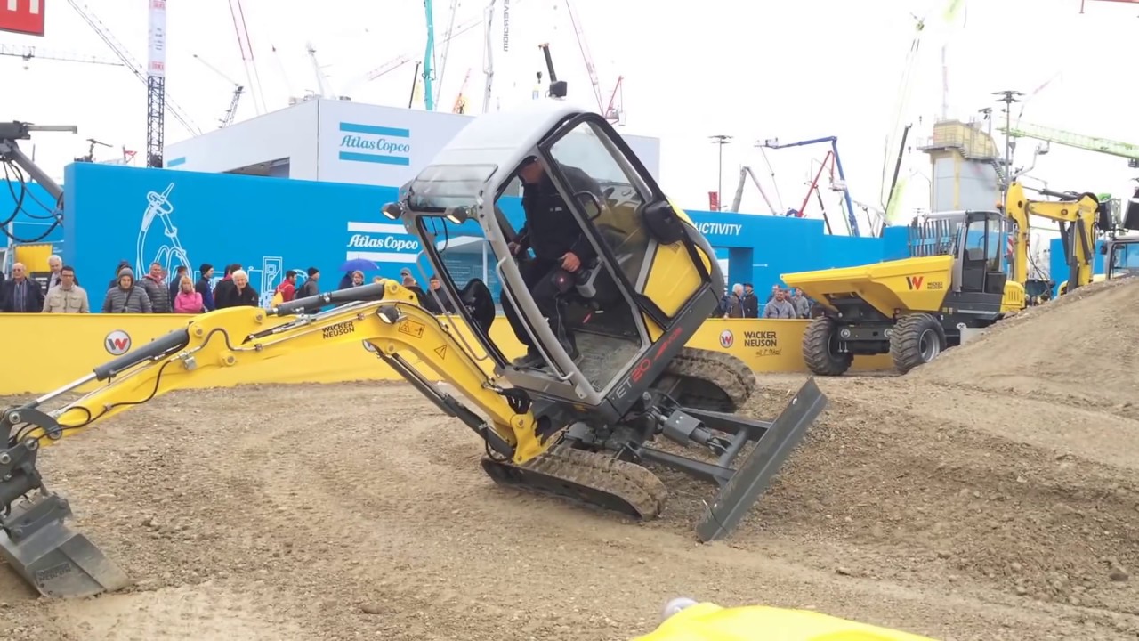 Amazing Mini Excavator By Wacker Neuson - Bauma 2016