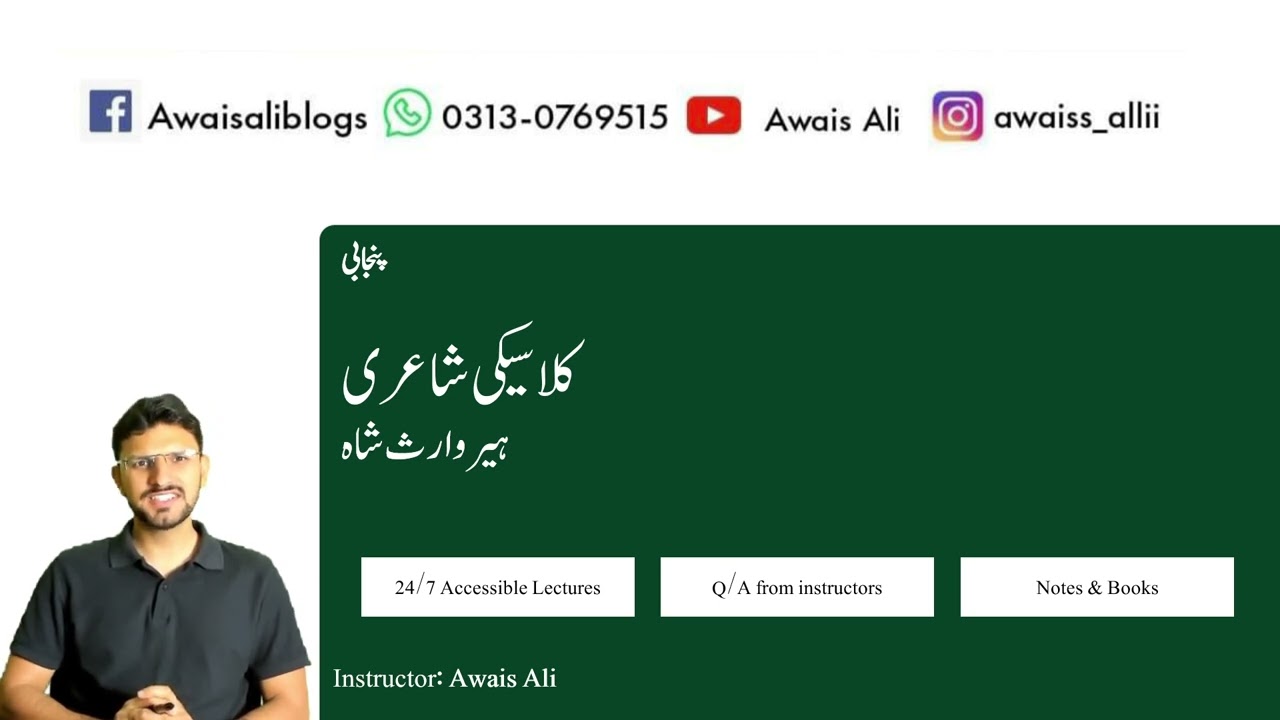 Free Punjabi Lectures | Part 21 | Heer Waris Shah | CSS & PMS Exam 2025