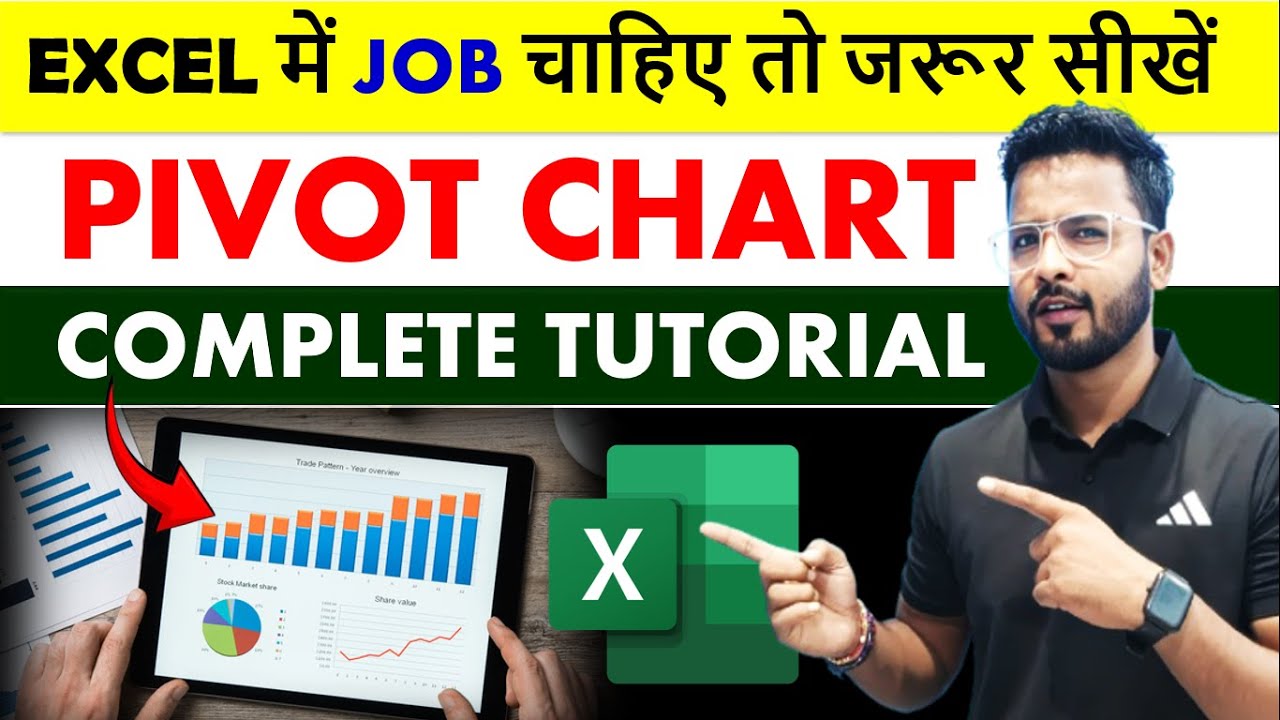 Excel Tutorial : Pivot chart in Excel | Pivot Table in Excel #exceltutorial