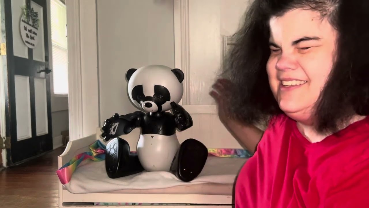 WowWee Robotics Robopanda — menu mode part two, teaching tricks + walking + songs from cartridge two