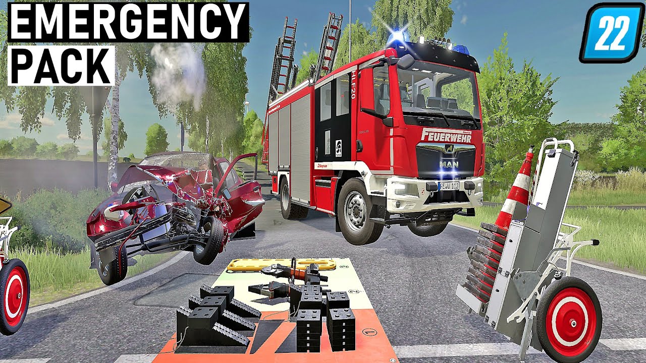 LS22 EMERGENCY PACK - Die offizielle Feuerwehr Mod 🚒