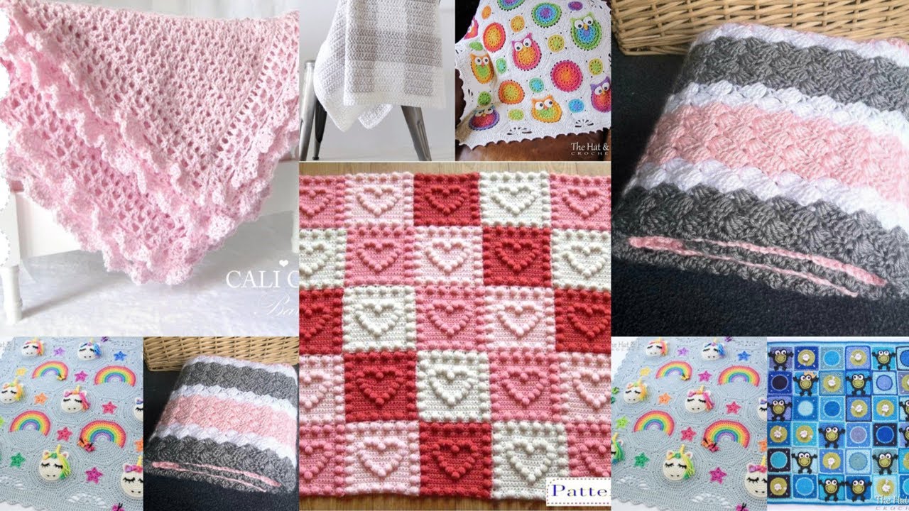 35 Crochet Baby Blanket Patterns to Make Cute Baby Afghans