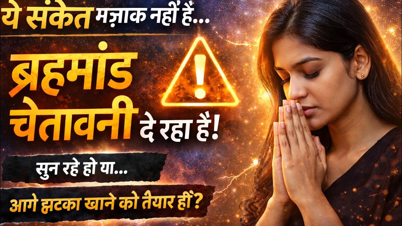 ये संकेत मज़ाक नहीं हैं ⚠️ ब्रह्मांड तुम्हें रोक रहा है | Don’t Ignore These Signs 🫵 |  ✨️🪷🌿