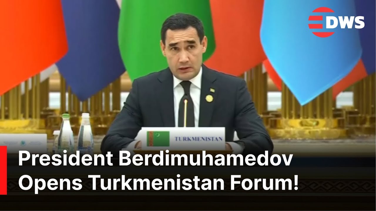 OPENING SESSION: Turkmen President Serdar Berdimuhamedov Delivers Opening Remarks at Forum | AQ1Z
