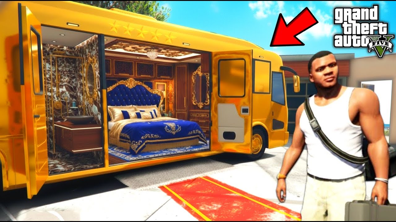 Franklin Buying The Most Luxurious Bus Ever in GTA 5 !