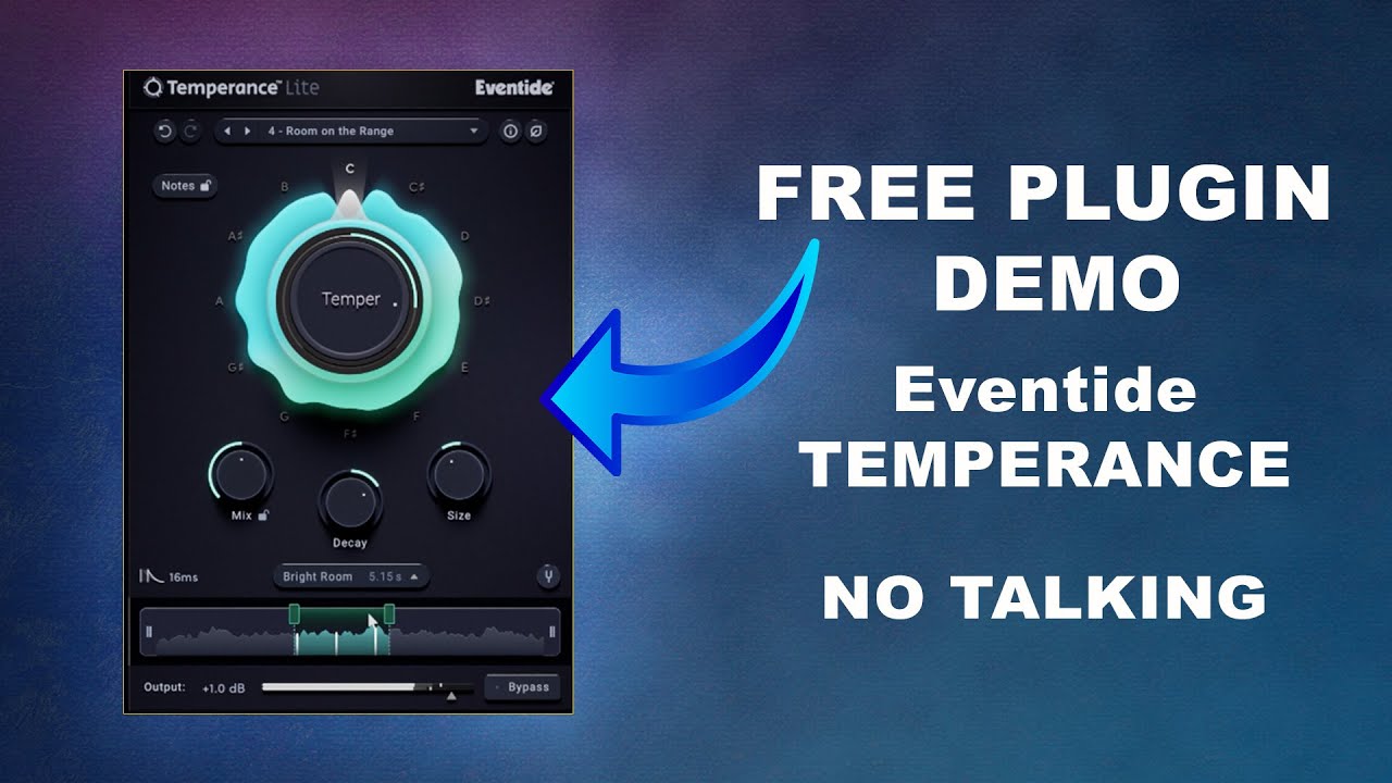 Free Plugin Demo - Eventide Temperance - No Talking !