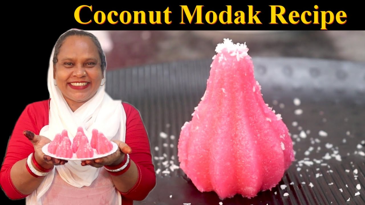 Modak Recipe | Ganpati Festival Sweet Recipe | Instant Coconut Modak Recipe | Coconut Ladoo Recipe