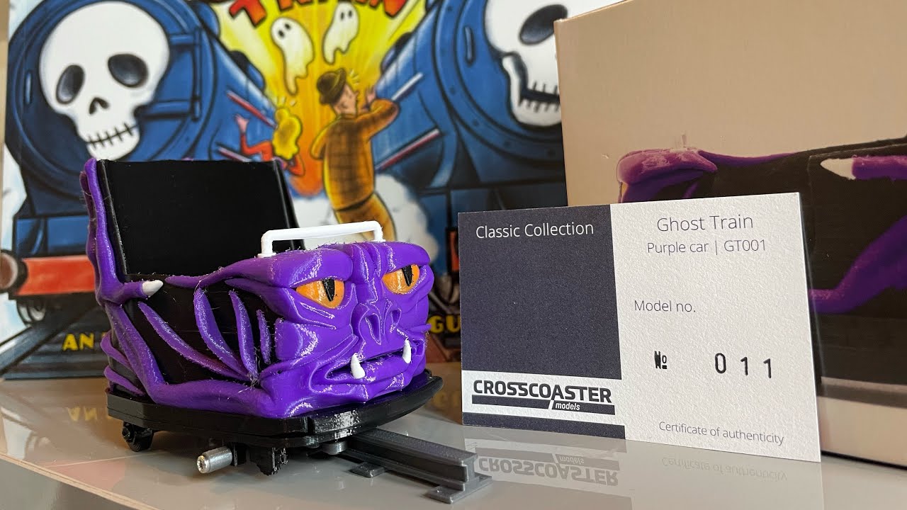 Blackpool Pleasure Beach’s £80 Ghost Train 3D Printed Model …. Unboxing/Review