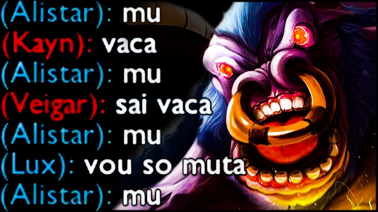 ALISTAR 1 HIT TILTANDO FAZENDO MU NO CHAT KKKKKKKK | ALISTAR A-Z