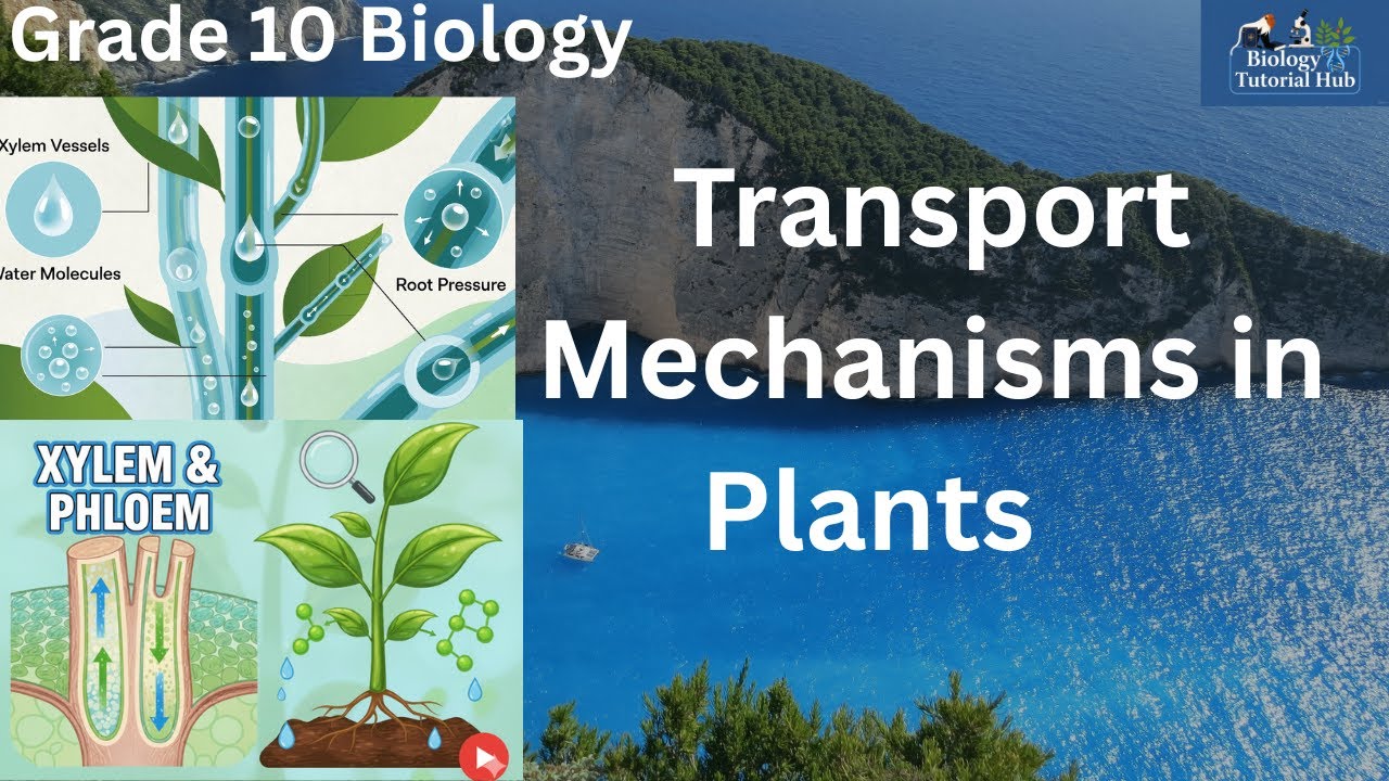 Transport Mechanisms in Plants (Grade 10 Biology)