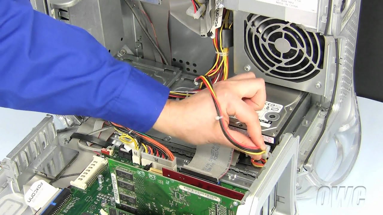 Power Mac G4 QuickSilver Hard Drive/ SSD Installation Video