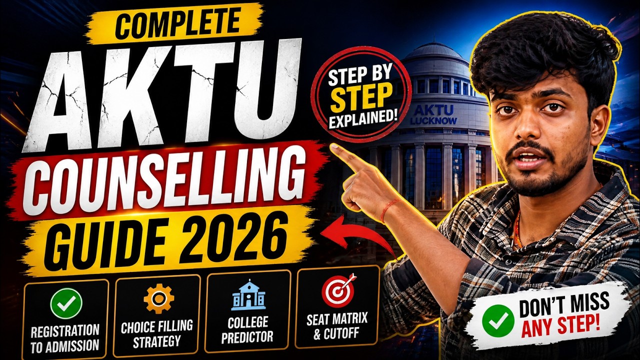 AKTU Counselling 2026: Most Students Get This WRONG 😳⚠️