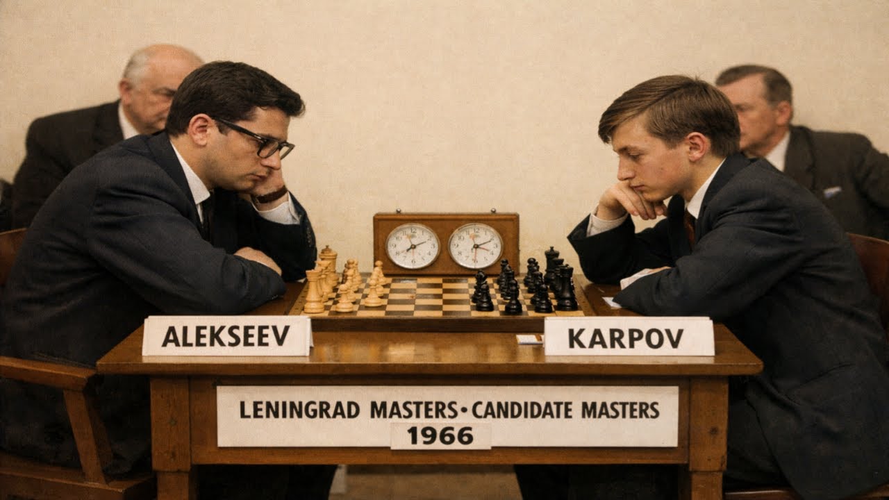 Alekseev vs Anatoly Karpov - Leningrad Masters•Candidate Masters, 1966