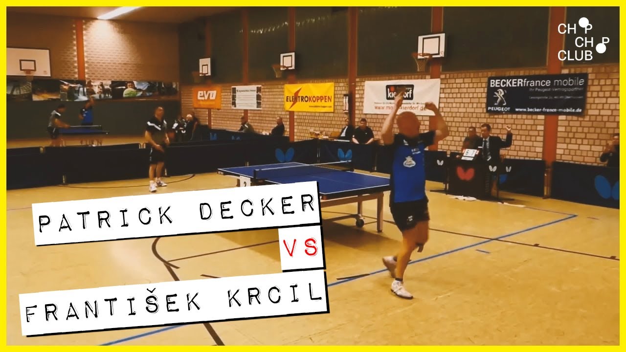 Patrick Decker vs. Franti&scaron;ek Krčil (TTS Borsum X SC Buschhausen | 3. Bundesliga Tischtennis 2018)