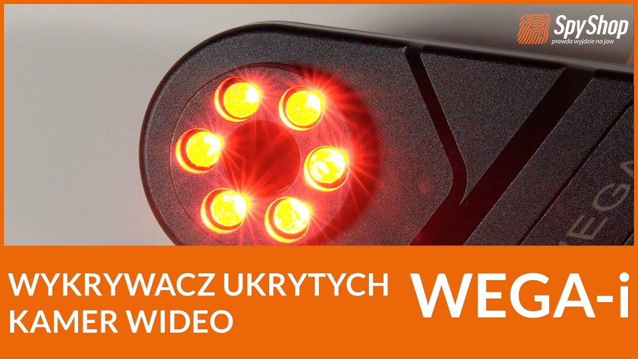 Uniwersalny wykrywacz ukrytych kamer wideo WEGA-i - Digiscan Labs - Spy Shop