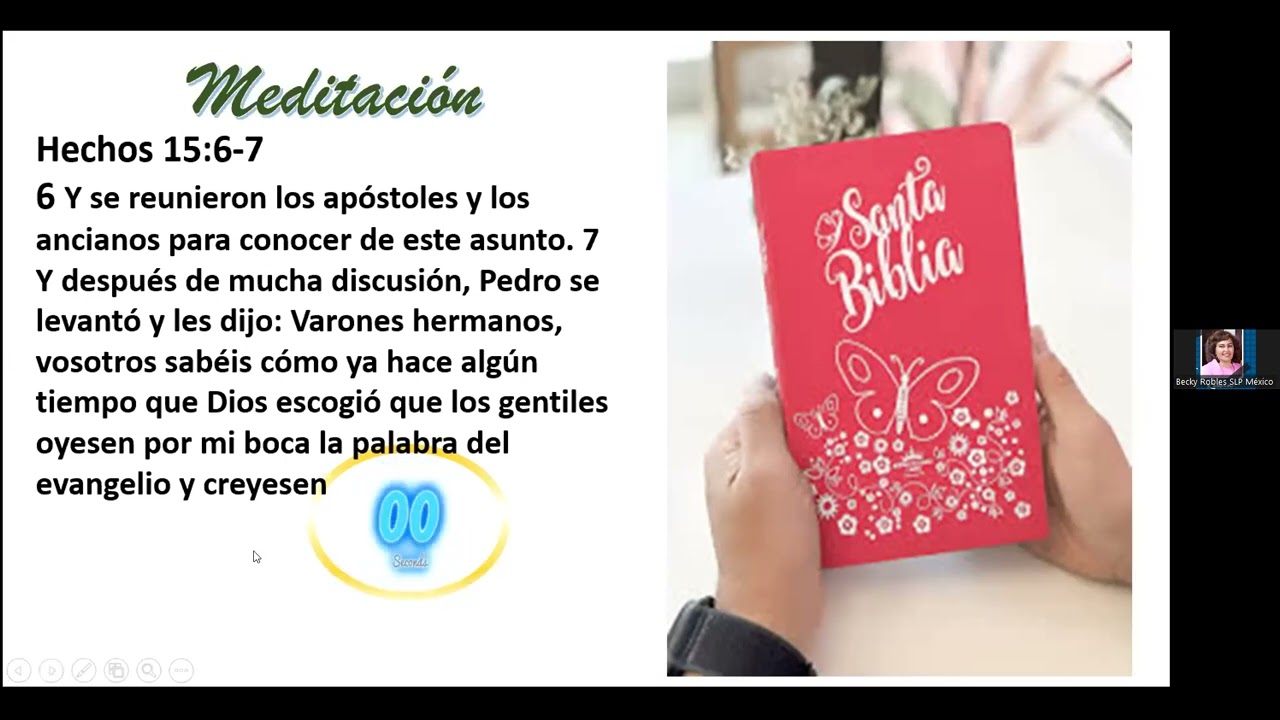 HECHOS 15:6-7 POR BECKY ROBLES