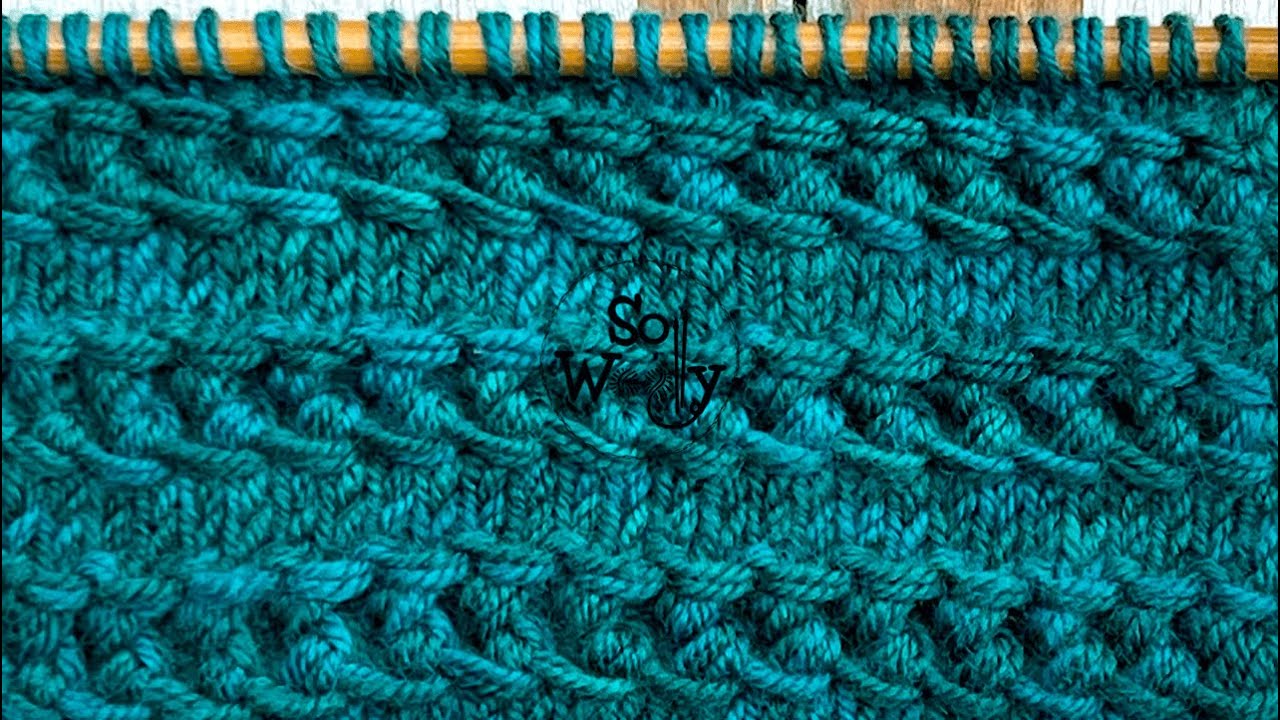How to Knit the Horizontal Double Chain Stitch Pattern - So Woolly